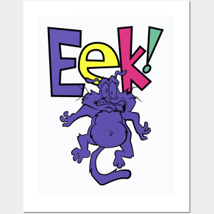 Eek the cat 90s color Posters and Art